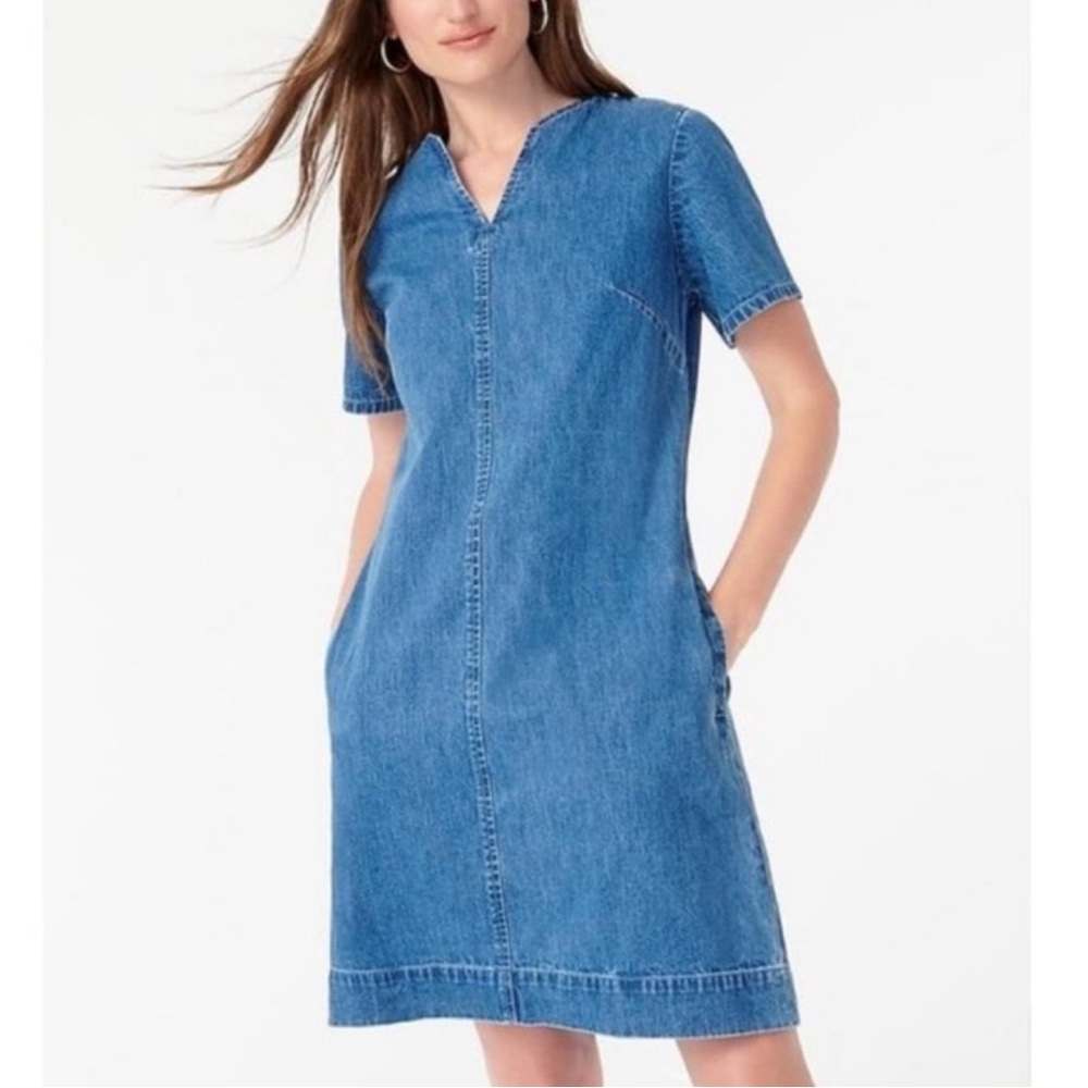 J CREW DENIM DRESS